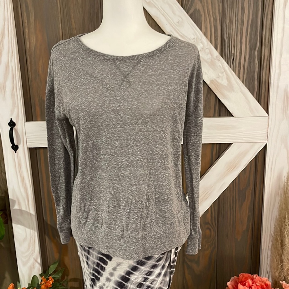 Relaxed fit soft long sleeve T-shirt